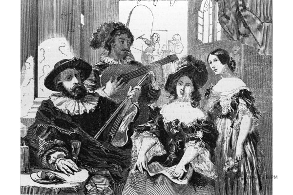 Salon de 1846. — Le concert dans l'atelier, par M. H. Debon.