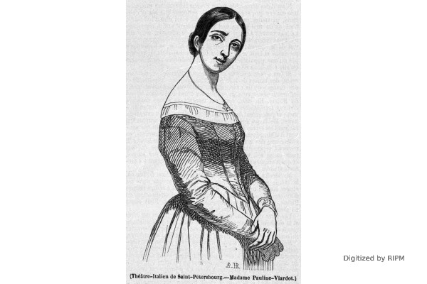 Théâtre-Italien de Saint-Pétersbourg. — Madame Pauline-Viardot.