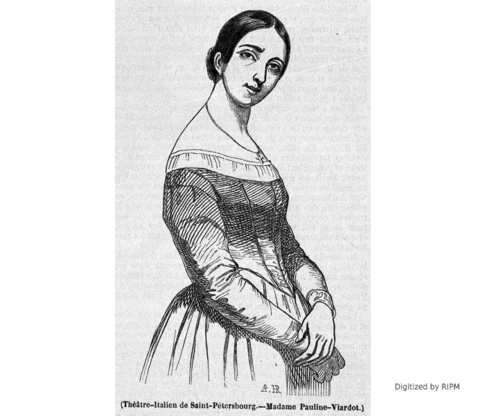 Théâtre-Italien de Saint-Pétersbourg. — Madame Pauline-Viardot.