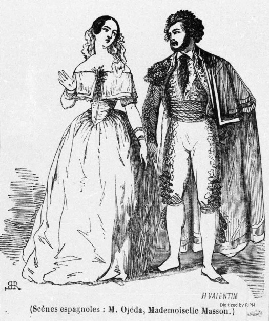 Scènes espagnoles : M. Ojéda, Mademoiselle Masson.