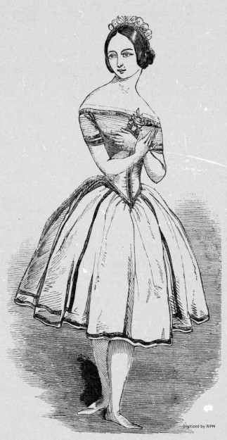 Miss Clara Webster, danseuse de Drury-Lane.