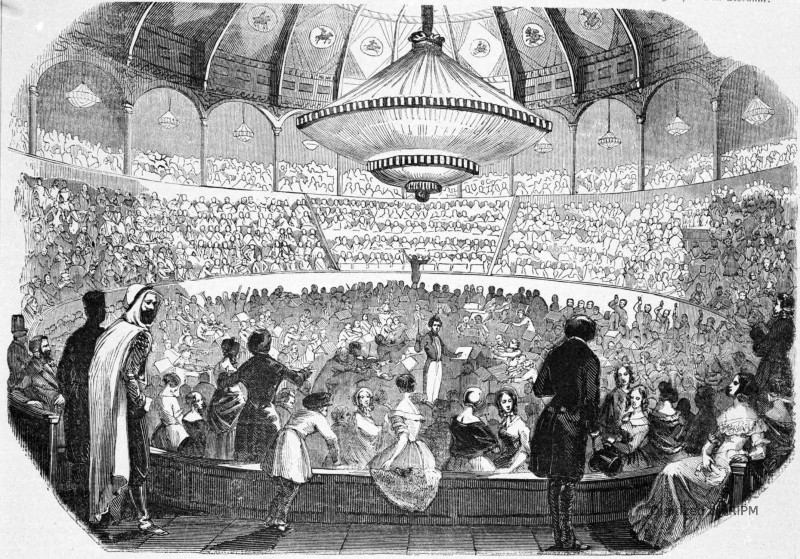 Concert donné par M. Berlioz dans la salle du Cirque-Olympique, aux Champs-Élysées.