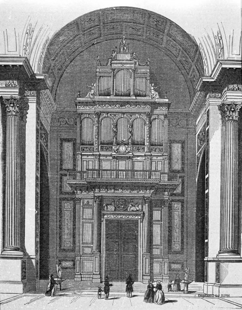 Grand orgue de l’église de la Madeleine, à Paris, construit par MM. A. Cavaillé-Coll père et fils, facteurs du roi.