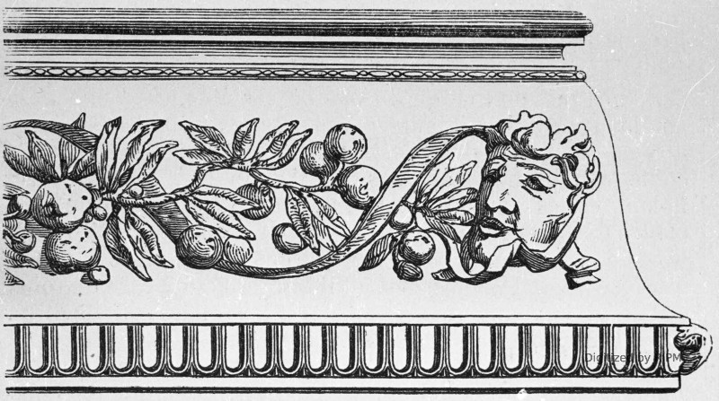 Théâtre-Historique. — Fragment de la décoration des deuxièmes loges.