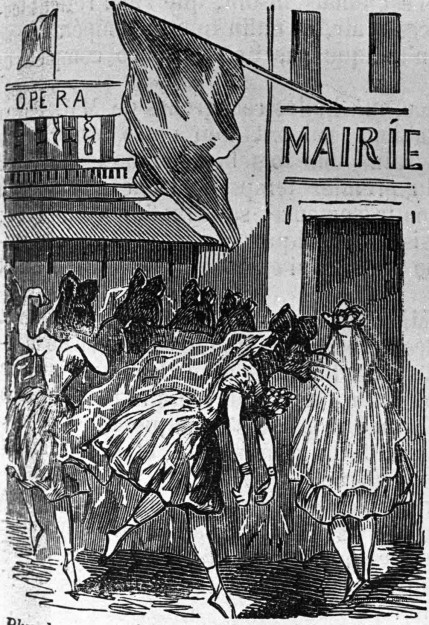 Plus de mariage. — La salle des mariages de la mairie du 2e arrondissement envahie par les rats.
