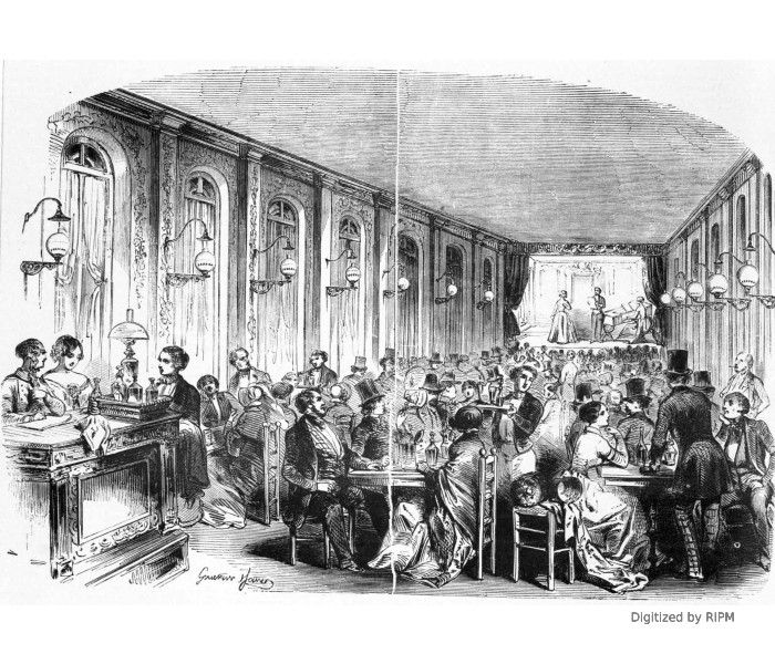 Estaminet lyrique du Passage Jouffroy.