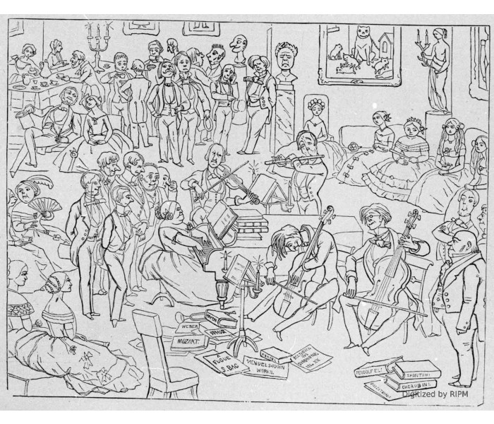 « Vous êtes invité à venir passer la soirée chez Madame***. — On fera de la musique et du thé. »