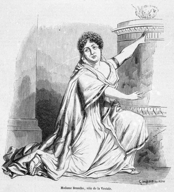 Madame Branchu, rôle de la Vestale.