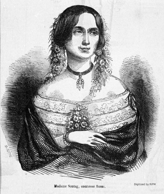 Madame Sontag, comtesse Rossi.