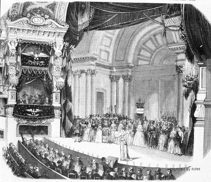 Représentation extraordinaire à la Comédie-Française, le 22 octobre 1852.