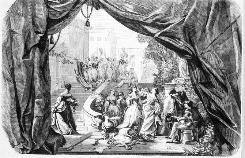 Nouveau rideau du Théâtre-Italien, composé et peint par M. Auguste Feyen.