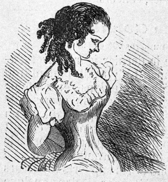 [Opéra-Comique. — <em>Manon Lescaut</em>.] Manon Lescaut s’habille et se déshabille... Couleur locale.