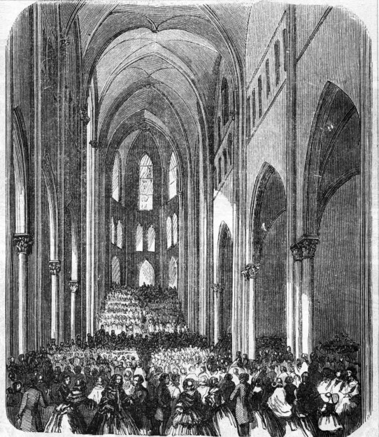 Concert sacré donné dans la cathédrale de Genève.