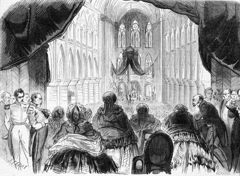 Fête du 15 août 1856. <em>Te Deum</em> chanté dans l’église de Notre-Dame de Paris.