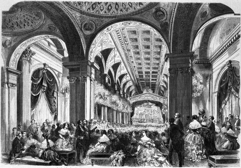 Représentation dramatique donnée à l’Hôtel de ville, dans la grande galerie des fêtes, le 14 avril 1856.
