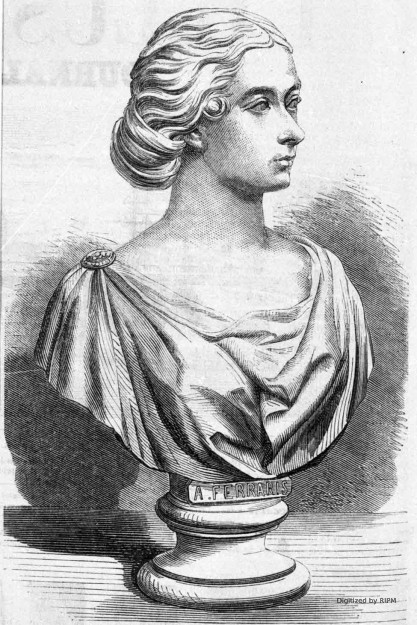 Mme Ferraris, d’après un buste de M. Lanzirotti.