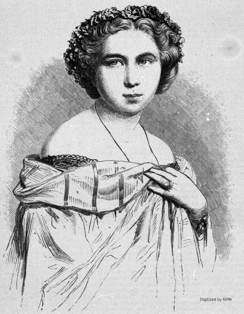Mademoiselle Artot, de l’Académie impériale de musique.