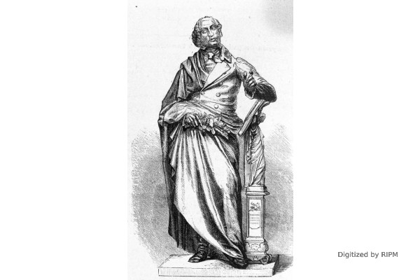 Statue de Weber à Dresde.