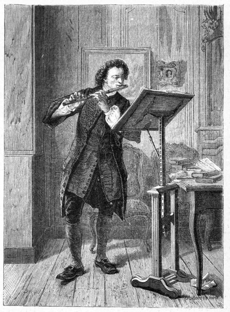 Un musicien. — Tableau de M. Meissonnier.