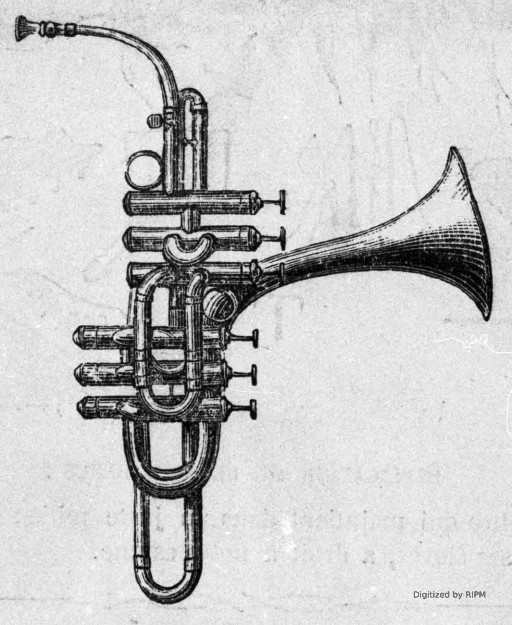 Nouveau cornet, principe saxomnitonique complet.