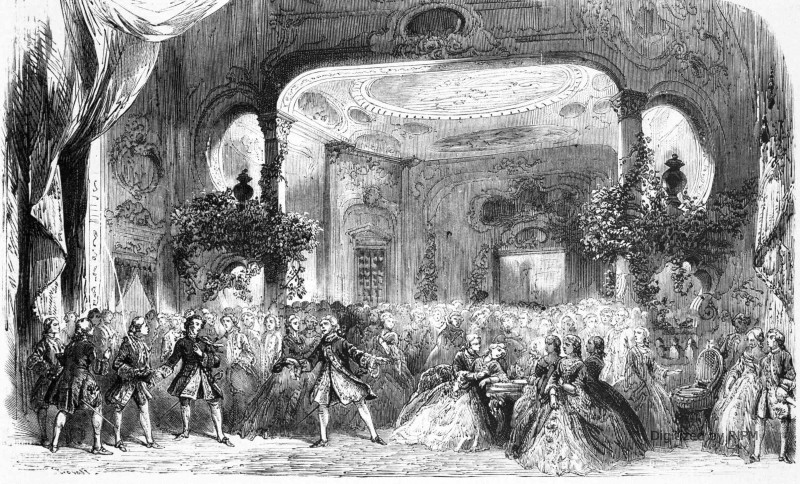 Théâtre de l’Opéra-Comique. — <em>Le Joaillier de St-James</em>. Acte II, scène 19.