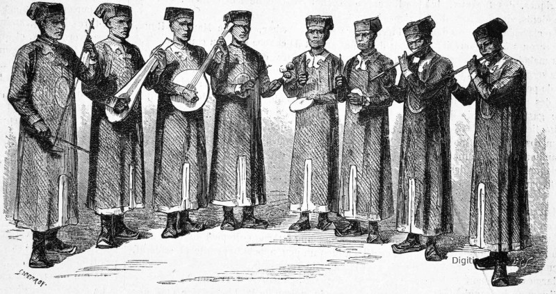 Musiciens du roi d’Annam.
