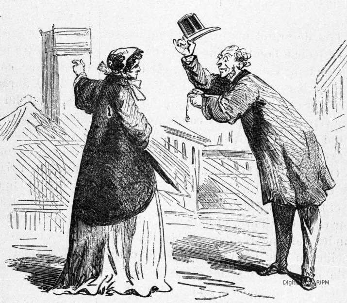 — Pardon, madame, quelle est l’heure qui vient de sonner au carillon de St-Germain-l’Auxerrois ? — Monsieur, c’est polka moins un quart.