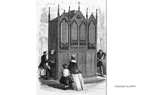 Exposition des arts industriels : orgue de MM. Stoltz père et fils.