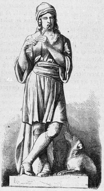 Pâtre grec, statue de MM. Phytalis.