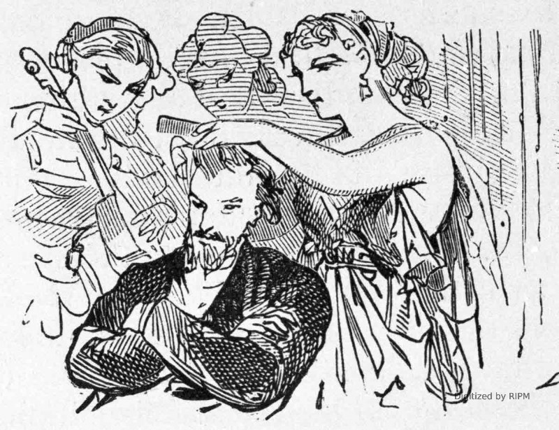 M. Gogo acquiert une armoire. Dans ses jours de liesse il se propose d’évoquer Cléopâtre ou Phryné, qui lui passeront la mains dans les cheveux, et Clémence Isaure qui lui jouera de la guitare.