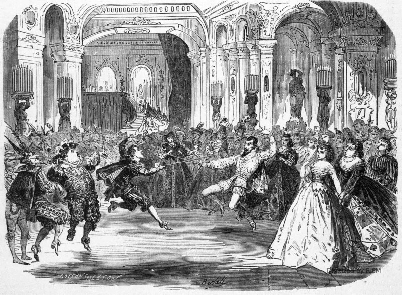 Théâtre des Variétés : <em>Barbe-Bleue</em>, opéra-bouffe  ;  troisième acte  ;  le Duel.