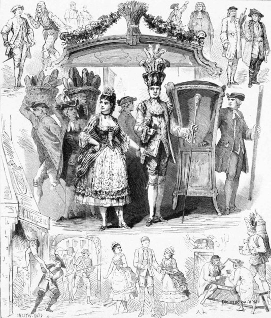 Théâtre des Variétés. — <em>La boulangère a des écus</em>  Opéra bouffe de MM. Meilhac et Halévy, musique de M. Offenbach.