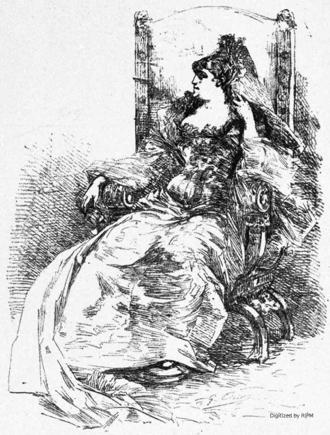 [Le Salon de 1883.] Portrait de Mlle Krauss, de l'Opéra. Tableau de M. Clairin.