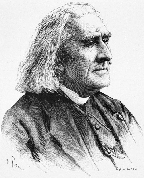 Franz Liszt. D’après la photographie de M. Nadar.