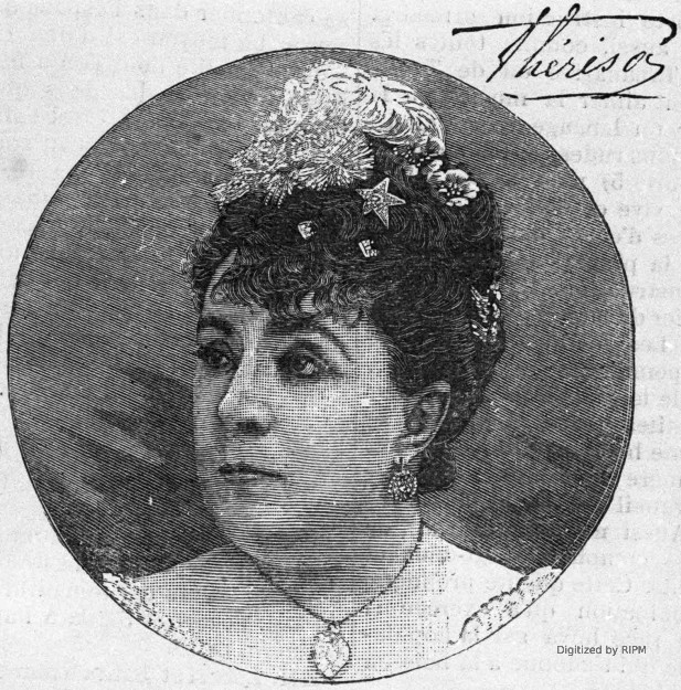 [Attestation de Mme Thérésa. Alcazar d’Hiver, 10, rue du Faubourg-Poissonnière. Paris, le 16 octobre 1886.]