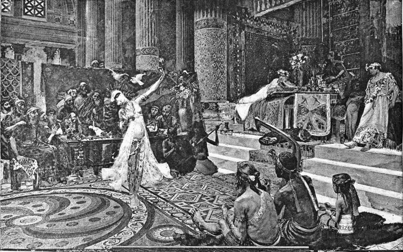 G. Rochegrosse. —Salomé danse devant le roi Hérode.