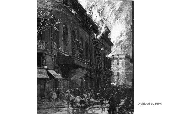 L’incendie de l’Opéra-Comique. Les derniers sauvetages.