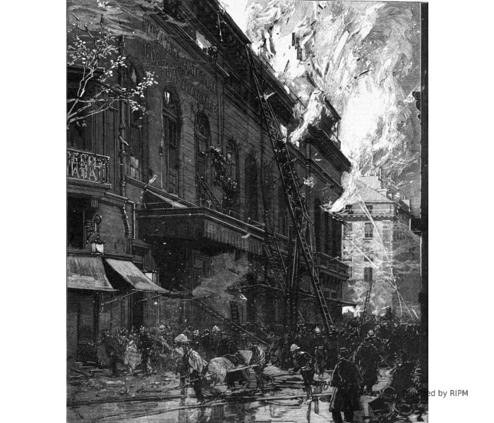 L’incendie de l’Opéra-Comique. Les derniers sauvetages.