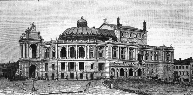 Le nouveau Grand-Théâtre d’Odessa.