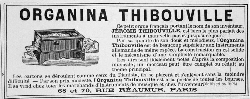 Organina Thibouville...