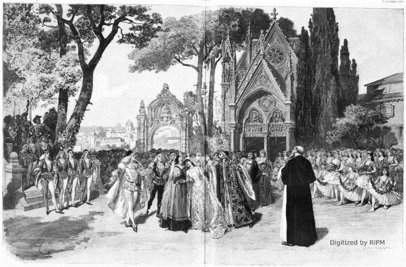 <em>Roméo et Juliette</em> à l’Opéra. Le cortège nuptial (4e acte).