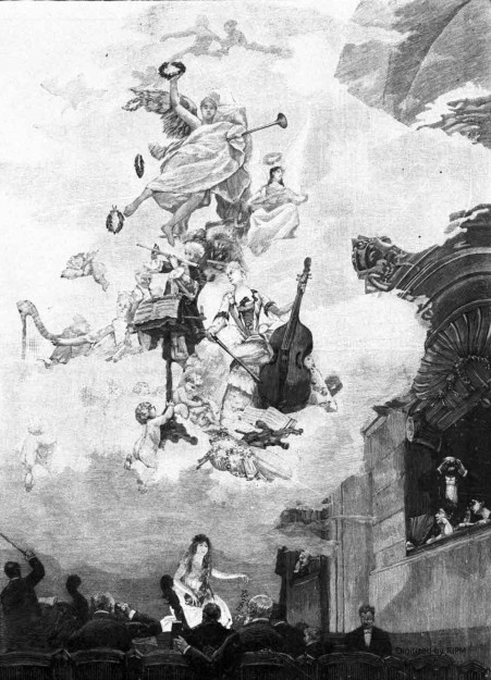 Gervex. — La Musique, plafond pour l’Hôtel-de-Ville de Paris.