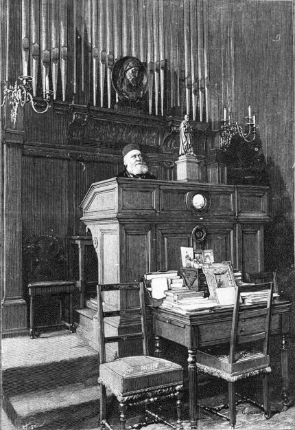 Cabinet de travail de Gounod: l'orgue.