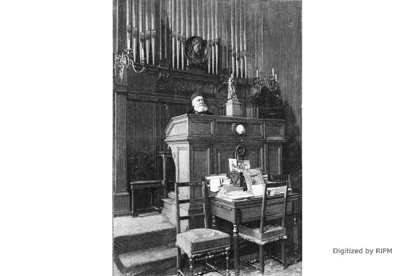 Cabinet de travail de Gounod: l'orgue.