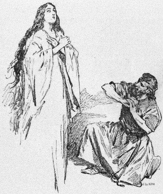 La scène du couvent des Filles-Blanches à la Ire représentation.