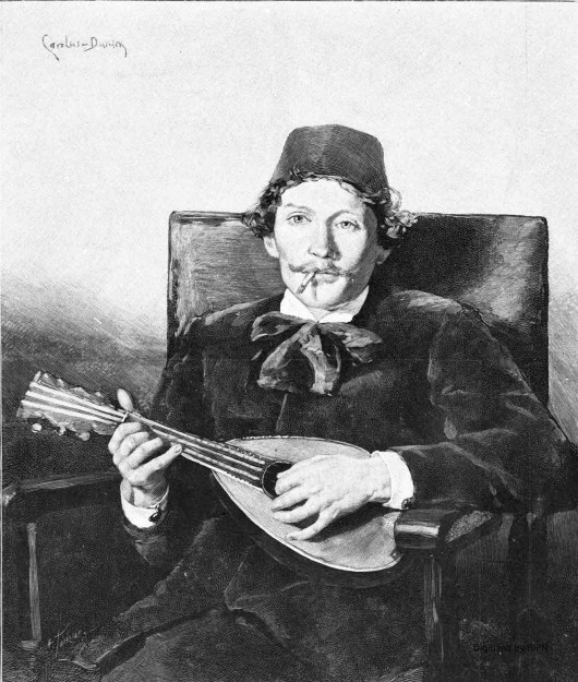 Carolus Duran. —Le Poète à la mandoline.