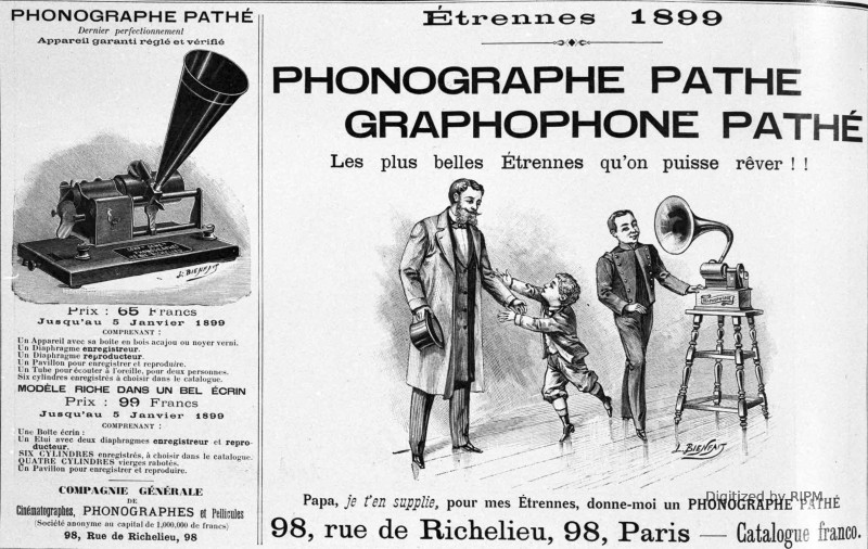... Phonographe Pathé. Graphophone Pathé...