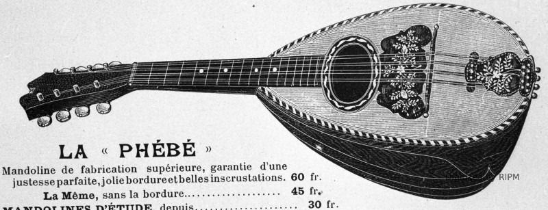 La « Phébé », mandoline.
